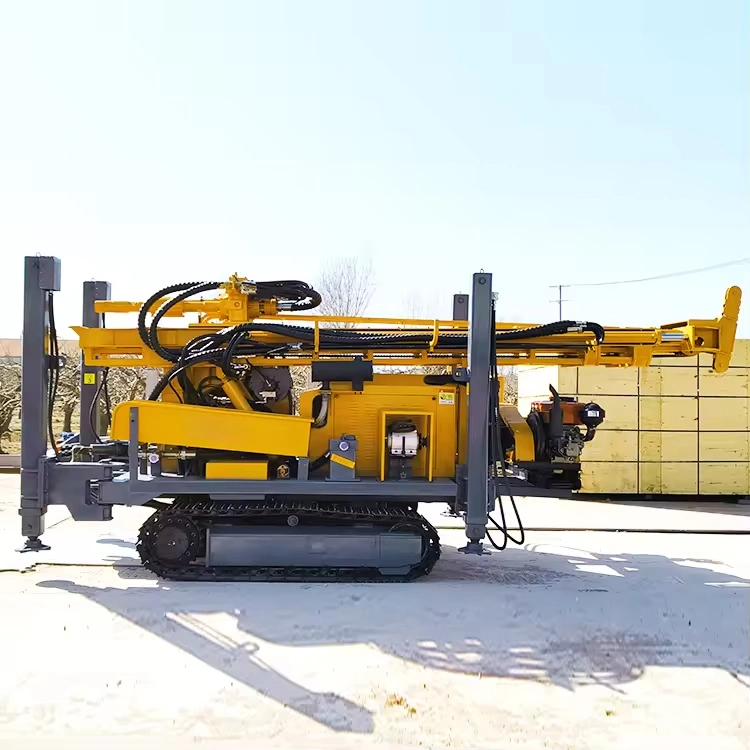 200m Crawler Mounted Hydraulic Water Well 300m Water Well Drilling Rig