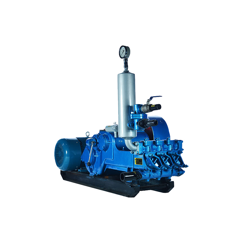 Horizontal three cylinder reciprocating single acting piston pump BW150 mud pump / Geological pump