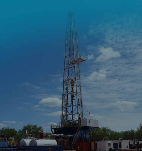 Oil Drilling Field