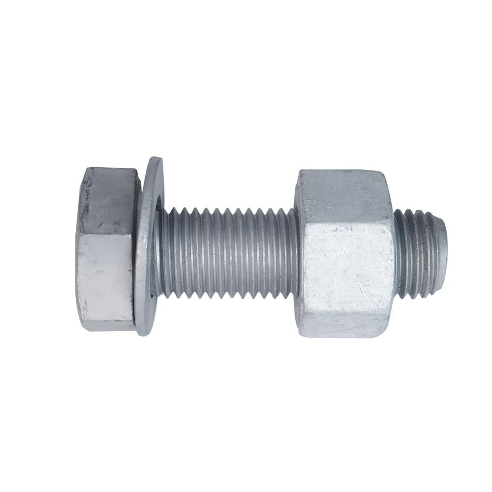 Anti-corrosion, non-rusting, mainly used for electricity Hot-dip galvanized hexagon bolts